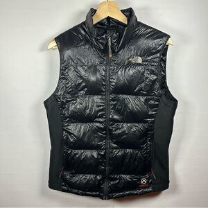 The North Face Shiny Black Puffer Vest